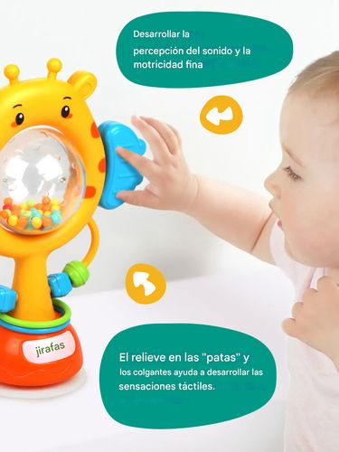 Miniatura 8 de DIDACTICO SONAJERO JIRAFA CON VENTOSA